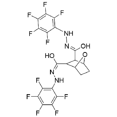 Endothall pentafluorophenyl hydrazine derivative