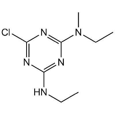 2-Chloro-4-ethylamino-6-methylethylamino-s-triazine