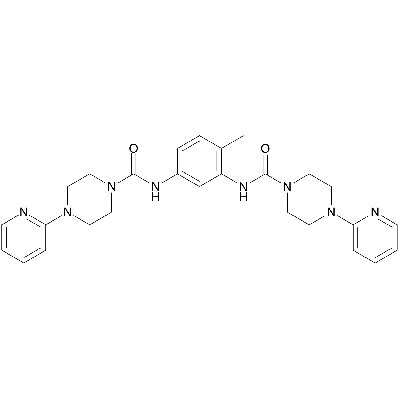 1-(2-Pyridyl)piperazine derivative of 2,4-TDI 