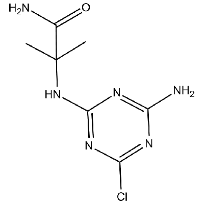N-Deethylcyanazine amide