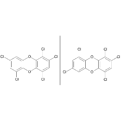 1,2,4,6,8/1,2,4,7,9-Pentachlorodibenzo-p-dioxin