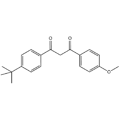 Butyl-methoxydibenzoylmethane (B-MDM). Sunblock, Parsol1789