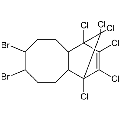 Hexachlorocyclopantadienyl-dibromocyclooctane